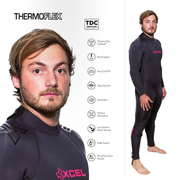 ELBİSE THERMOFLEX TDC 5/4 MM ERKEK - XXL