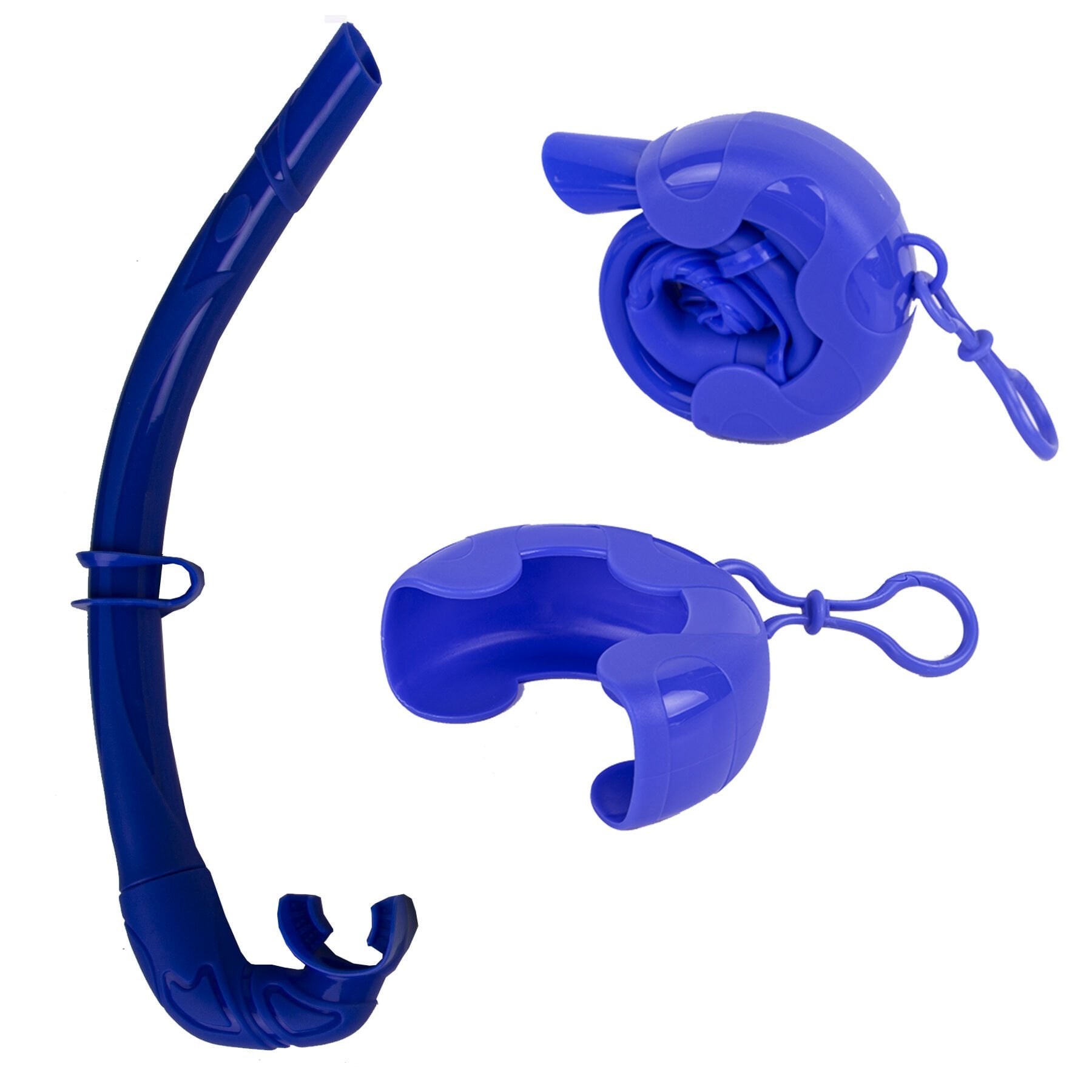 ŞNORKEL TARA  (7 RENK) - KATLANABİLİR MAVİ