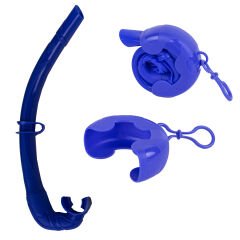 ŞNORKEL TARA  (7 RENK) - KATLANABİLİR MAVİ